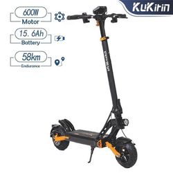 Kukirin G2 Pro 600W motor 15,6 AH, räckvidd 58 km, hastighet 45 km/h, 9 tums däck elektrisk skoter