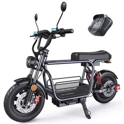 iScooter DX5 elektrisk skoter 1500W, 48V 15.6Ah batteri, topphastighet 55km/h, räckvidd 60-72km,LED-skärm i full färg med NFC
