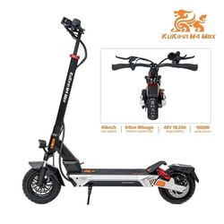 Kukirin M4 Max Elscooter 800W,48V 18.2Ah Batteri, 40-65 km Maxräckvidd,10-tums däck, 120 kg maxbelastning