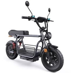iScooter DX5 elektrisk skoter 1500W, 48V 15.6Ah batteri, topphastighet 55km/h, räckvidd 60-72km,dubbla hydrauliska skivbromsar