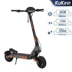 Kukirin G2 2026 NEW E Scooter 800W Motor 48V15AH Batteri 10 tums terrängdäck Max räckvidd 55-60km Maxhastighet 45km/h E-Scooter Bra väder