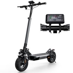 iScooter W9 vikbar elektrisk skoter 1000W, 48V 14Ah batteri,topphastighet 45km/h,räckvidd 35-45km,10 tums däck