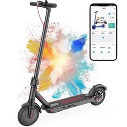 H1 Elscooter För Vuxna 350W, 25 Km/h, Räckvidd 12 Km, 8,5-Tums Däck