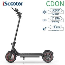Elscooter för vuxna iScooter W6 36V 7,8AH batteri, 500W motor, räckvidd 25-30 km, 10 tums däck