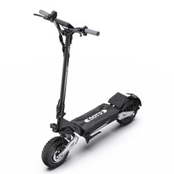 OOTD T10 hopfällbar elscooter med 48 V 18Ah batteri, 500 W motor, maximal hastighet 50 km/h och räckvidd 45 km, 11-tums däck