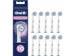 Braun Oral-B Pro Sensitive Clean børstehoder 10 (hvit, frustration-free ytre emballasje)