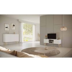 Toronto - Tv-bænk 120 Cm Hvid