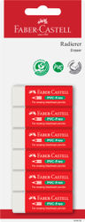 Viskelær PVC-fri 6-pk, Faber-Castell