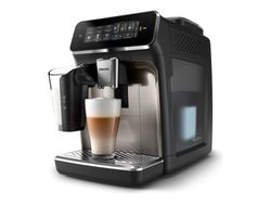Philips Series 3300 EP3347 Helautomatisk espressomaskin, Pute kaffemaskin, 1,8 L, Kaffebønner, Kvernet kaffe, Innebygd kvern, 230 W, Svart, Krom