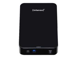 Intenso Memory Center - Harddisk - 8 TB - ekstern (stasjonær) - 3.5" - USB 3.0 - 5400 rpm - buffer: 32 MB - svart