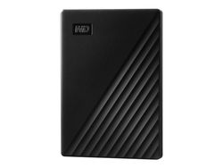 WD My Passport WDBYVG0020BBK - Harddisk - kryptert - 2 TB - ekstern (bærbar) - USB 3.2 Gen 1 - 256-bit AES - svart