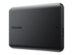 Toshiba Canvio Basics - Harddisk - 2 TB - ekstern (bærbar) - 2.5" - USB 3.2 Gen 1 / USB 2.0 - matt svart