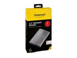 Intenso Memory Case - Hårddisk - 2 TB - extern (bärbar) - 2,5" - USB 3.0 - 5400 rpm - buffert: 8 MB - svart