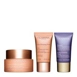 Clarins CLARINS SET (EKSTRA-OPSTREMENDE DAGKREM 50ML + EKSTRA-OPSTEMENDE NATTKREM 15ML + EKSTRA OPPSTRAMENDE MASKE 15ML)