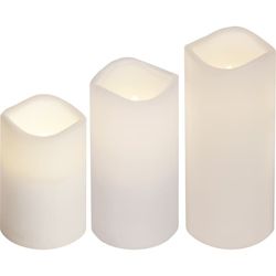Blockljus Paul 3-pack Inne/Ute LED