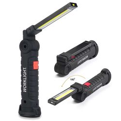 360 LED arbeidslampe med magnet - oppladbar