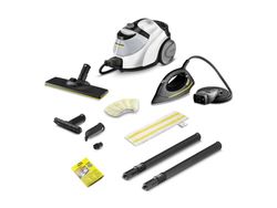 Kärcher SC 5 EasyFix IRON, Dampvasker (sylinder), 1,5 l, Sort, Hvit, 50 cm, 100 cm, 6 m