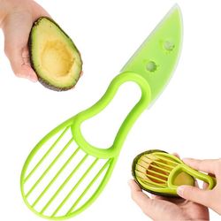Multifunktionel Avocado-skræller & Frugtskræller i Plastik
