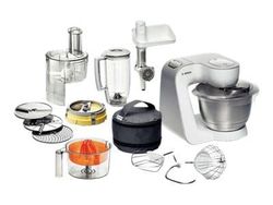 Bosch Styline matberedare 900 W 3,9 l Rostfritt stål, Vit