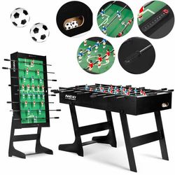 Neosport Bordfodboldbord 121 x 61 x 80 cm NS-803 Sort