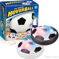 Hover-fotboll inomhus med LED-ljus