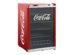Scandomestic Coca-Cola Highcube GDE - Drinkkjøler - bredde: 54 cm - dybde: 54.8 cm - høyde: 84 cm - 115 liter - Klasse E - rød