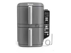 Ninja SL451EU, Varmluftsfrityr, 9,5 l, 40 °C, 240 °C, Dobbel, Svart