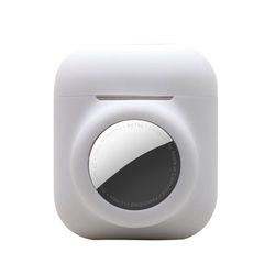 INF 2 i 1 silikone Airtag-etui kompatible med Airpods 1/2