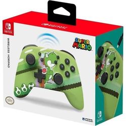 Gamepad - HORI - HORIPAD - Trådlös - Grön - Nintendo Switch och OLED - Super Mario - Yoshi-Dash
