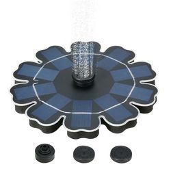 Flydende springvand drevet af solceller
