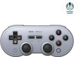 8Bitdo SN30 Pro - Hall Edition trådløs spillkontroller, grå, Switch / PC / Android