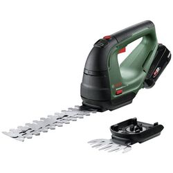 Bosch Home and Garden 0600857000 ADVANCEDSHEAR 18-10 Batteri Grässax, Busksax inkl. batteri, inklusive laddningsstation