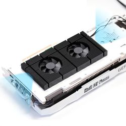 GPU-bakgrunnsplateminneradiator for RTX 4090/4080/4070/3090/3080/3070 CoolerX 1 mm termisk pute 700