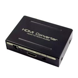 Lydsplitter, HDMI till HDMI + SPDIF + RCA - USB