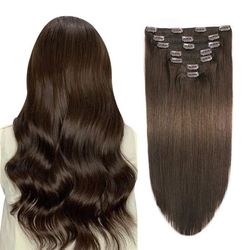 Remy Clip-on Extensions 2 Mørk brun 40 cm