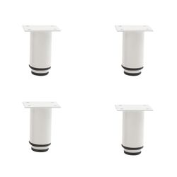 INF Justerbare møbelbein - Skapbein 4-pakning Hvit S