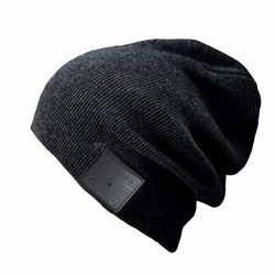 INF Hue med Bluetooth-høretelefoner og mikrofon - sort