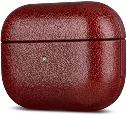 Læder taske til Apple Airpods Pro 2 - mørkebrun