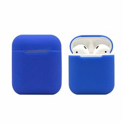 2x Silikonskal fodral för Apple Airpods / Airpods 2 - Blå