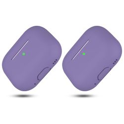 2x Lilla Airpods PRO 2 Silikone skal
