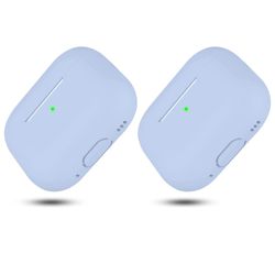 2x Blue Airpods PRO 2 Silikone skal