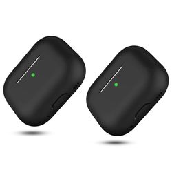 2x Sort Airpods PRO 2 Silikone skal
