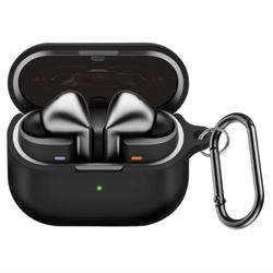 INF Beskyttende silikonetui til Samsung Galaxy Buds3/Buds3 Pro med karabinkrok