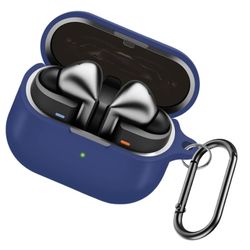 INF Skyddande silikonfodral för Samsung Galaxy Buds3/Buds3 Pro med karbinhake