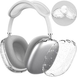 INF Glitrende Transparent TPU-etui til AirPods Max 0