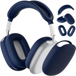 Silikonfodral för Apple AirPods Max hörlurar - Midnight Blue
