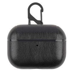 AirPods Pro 2 Shell Case Leather PC Black