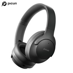 Picun ANC-05 MAX Svarta Over-the-Ear Bluetooth Hörlurar