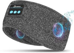 (Grå) Sömnhörlurar, Bluetooth-huvudband, Brusreducerande Bluetooth-huvudband för sömn, För sport, resor, Sidosover (Grå)