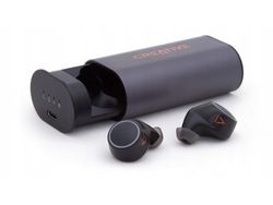 Creative Outlier Air Sport SE - ægte trådløse øretelefoner med mik. - ørespids / in-ear - Bluetooth® 5.0 - Qualcomm® aptX™ - op til 30 timers batteri